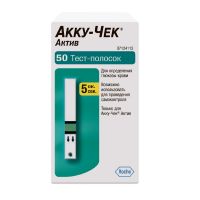 Тест-полоски акку-чек актив №50 (ROCHE DIAGNOSTICS GMBH)