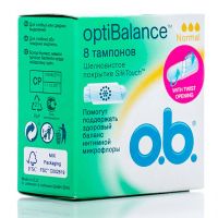 О.б. тампоны optibalance №8 нормал (JOHNSON & JOHNSON MEDICAL LTD.)