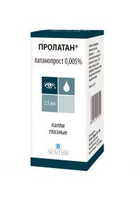 Пролатан 0,005% 2,5мл капли глазн. №1 фл.-кап. (SENTISS PHARMA PVT. LTD.)