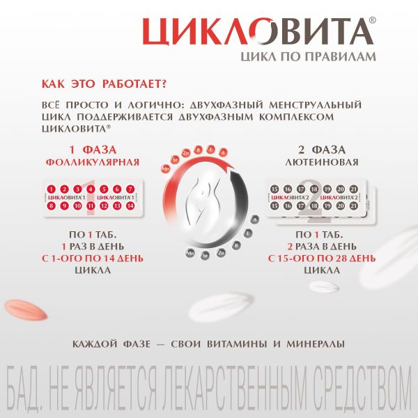 Цикловита 850мг таб.п/об. №42 (Фармстандарт-уфавита оао [уфа])