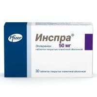 Инспра 50мг таб.п/об.пл. №30 (PFIZER PHARMACEUTICALS LLC/ PFIZER PGM)