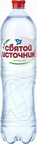 Вода питьевая святой источник артезианская 1,5л газированная (КОМПАНИЯ ЧИСТАЯ ВОДА ООО)