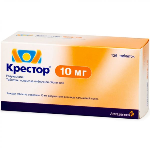 Крестор 10мг таблетки покрытые плёночной оболочкой №126 (Ipr pharmaceuticals inc./астразенека индастриз ооо)