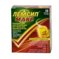 Лемсип макс 4.8г пор.д/р-ра д/пр.внутр. №10 пак.  лимон (RECKITT BENCKISER HEALTHCARE LIMITED)