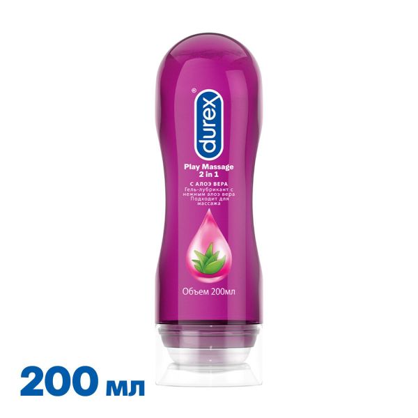 Гель смазка durex play 200мл алоэ вера 2 в 1 (Ssl international plc.)