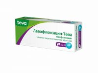 Левофлоксацин-тева 500мг таб.п/об.пл. №14 (TEVA PHARMACEUTICAL INDUSTRIES LTD_2)