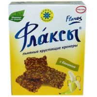 Флаксы льняные 150г банан (КОМПАС ЗДОРОВЬЯ)