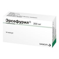 Эрсефурил 200мг капс. №14 (DELPHARM DIZHON)