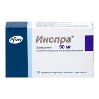 Инспра 50мг таб.п/об.пл. №30 (PFIZER PHARMACEUTICALS LLC/FAREVA AMBOISE)