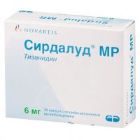 Сирдалуд мр 6мг капс.модиф.высв. №30 (NOVARTIS PHARMACEUTICA S.A.)