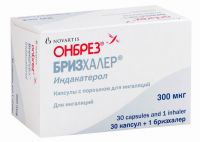 Онбрез бризхалер 300мкг капс.с пор.д/инг. №30 ингалятор доз. (NOVARTIS PHARMA S.P.A.)