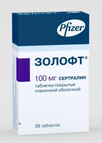 Золофт 100мг таб.п/об. №28 (PFIZER INTERNATIONAL LLC)