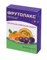 Фрутолакс 500мг капс. №30 (LEK PHARMACEUTICALS D.D.)