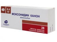 Моксонидин 0,4мг таб.п/об.пл. №28 (КАНОНФАРМА ПРОДАКШН ЗАО)