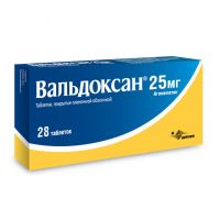 Вальдоксан 25мг таб.п/об.пл. №28 (SERVIER LES LABORATOIRES INDUSTRIE/ СЕРДИКС ООО)