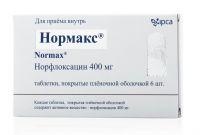 Нормакс 400мг таб.п/об.пл. №6 (IPCA LABORATORIES LTD.)