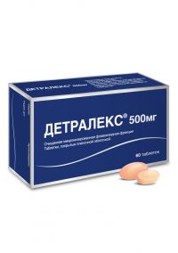 Детралекс 500мг таб.п/об.пл. №60 (SERVIER LES LABORATOIRES INDUSTRIE/ СЕРДИКС ООО)