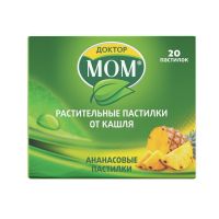 Доктор мом пастилки №20 ананас (UNIQUE PHARMACEUTICAL LABORATORIES)