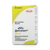 Дексилант 60мг капс.модиф.высв. №28 (TAKEDA PHARMACEUTICAL COMPANY LTD/DELPHARM NOVARA SRL_2)