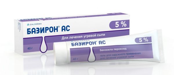 Базирон ас 5% 40г гель №1 туба