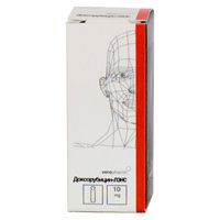 Доксорубицин 10мг лиоф.д/р-ра д/вв.в/с.,в/пуз. №1 фл. (ЛЭНС-ФАРМ ООО)