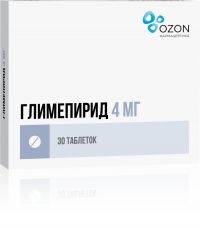 Глимепирид 4мг таб. №30 (ОЗОН ООО)