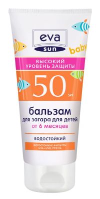 Эва сан бальзам для загара 150мл spf50 детск. с 6 мес. (TZMO S.A.)