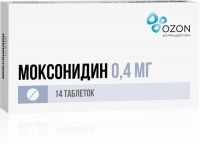 Моксонидин 0,4мг таб.п/об.пл. №14 (ОЗОН ООО)