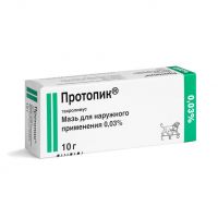 Протопик 0.03% 10г мазь д/пр.наружн. №1 туба (ASTELLAS PHARMA EUROPE B.V.)