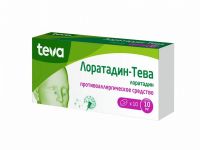 Лоратадин-тева 10мг таб. №10 (TEVA PHARMACEUTICAL WORKS PRIVATE CO._2)