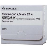 Экселон 9.5мг/сут трансдермальныйтс №30 пакетики (NOVARTIS CONSUMER HEALTH INC.)