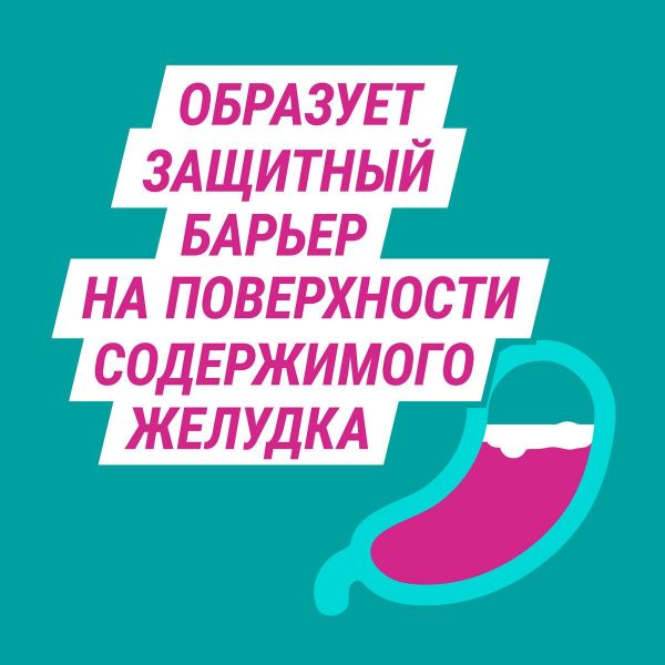 Гевискон двойное действие 150мл сусп.д/пр.внутр. №1 фл.  мятная (Reckitt benckiser healthcare limited)