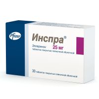 Инспра 25мг таб.п/об.пл. №30 (PFIZER MFG. BELGIUM N.V.)