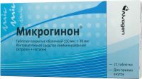 Микрогинон 150мкг+30мкг таб.п/об. №21 (JENAPHARM GMBH)