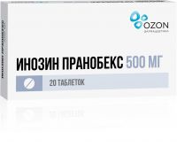 Инозин пранобекс 500мг таб. №20 (ОЗОН ООО)