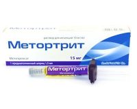 Метортрит (метотрексат) 10мг/мл 1,5мл р-р д/ин. шприц (ROMPHARM COMPANY C.O. S.R.L.)