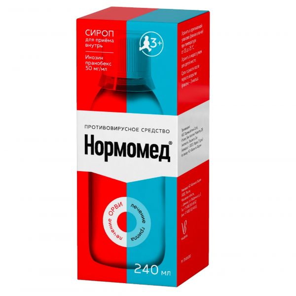 Нормомед 50мг/мл 240мл сироп №1 фл. (Abc farmaceutici s.p.a.)