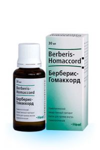 Берберис-гомаккорд 30мл капли д/пр.внутр.гомеоп. №1 фл. (BIOLOGISCHE HEILMITTEL HEEL GMBH)