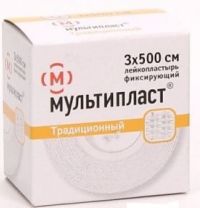 Лейкопластырь мультипласт №1 шт.  3*500см (НОВОСИБХИМФАРМ ОАО)