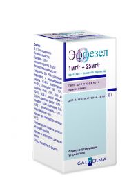 Эффезел 1мг/г+25мг/г 30г гель д/пр.наружн. №1 (GALDERMA LABORATOIRES S.A.)