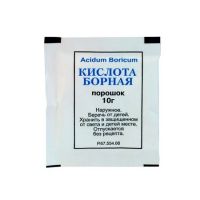 Борная кислота 10г пор. №1 средство дезинфиц. (ЙОДНЫЕ ТЕХНОЛОГИИ И МАРКЕТИНГ ООО)