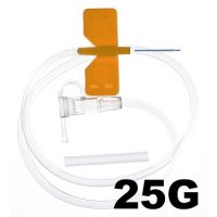 Игла-катетер бабочка 25g 0,5*19мм оранжевый (SHANDONG ZIBO SHANCHUAN MEDICAL INSTRUMENT CO.,LTD)