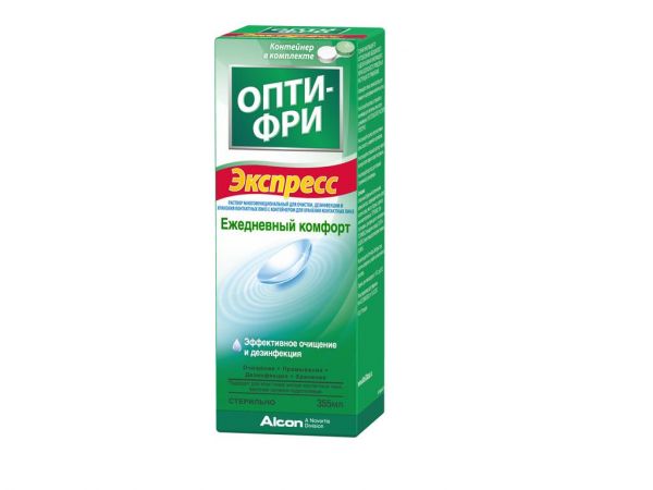 Раствор для линз опти-фри экспресс 355мл №1 фл.