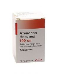 Атенолол 100мг таб. №30 ^ (TAKEDA GMBH/TAKEDA PHARMA AS)