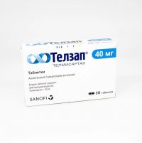 Телзап 40мг таб.п/об.пл. №30 (SANOFI ILAC SANAYI VE TICARET A.S.)