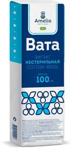 Вата хирургическая нестерильная 100г зиг-заг (ГИГРОВАТА ЗАО)