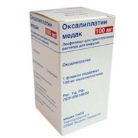 Оксалиплатин 100мг лиоф.д/р-ра д/инф. №1 фл. (Medac gmbh/ oncotec pharma produktion gmbh)