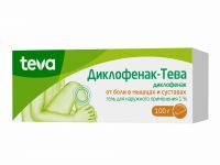 Диклофенак-тева 1% 100г гель д/пр.наружн. №1 туба (MERCKLE GMBH)