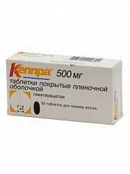 Кеппра 500мг таб.п/об.пл. №30 (UCB PHARMA S.A._2)