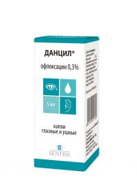 Данцил 0.3% 5мл капли глазн.,ушн. №1 фл.-кап. (SENTISS PHARMA PVT. LTD.)